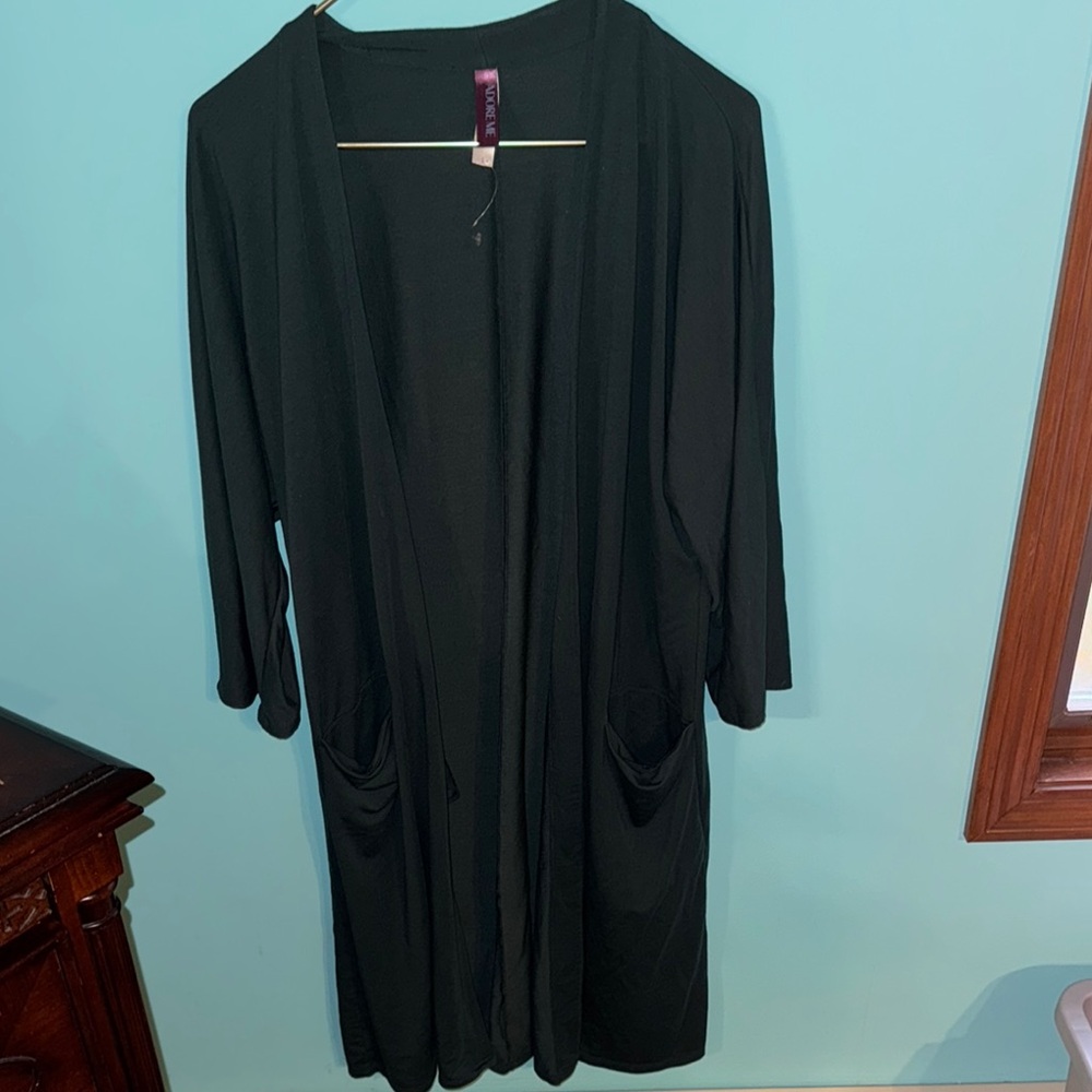 Adore Me Large Robe Dark Green
